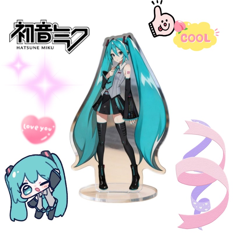 Anime Cosplay Japan - Hatsune Miku 10cm Acrylic Stand Cute