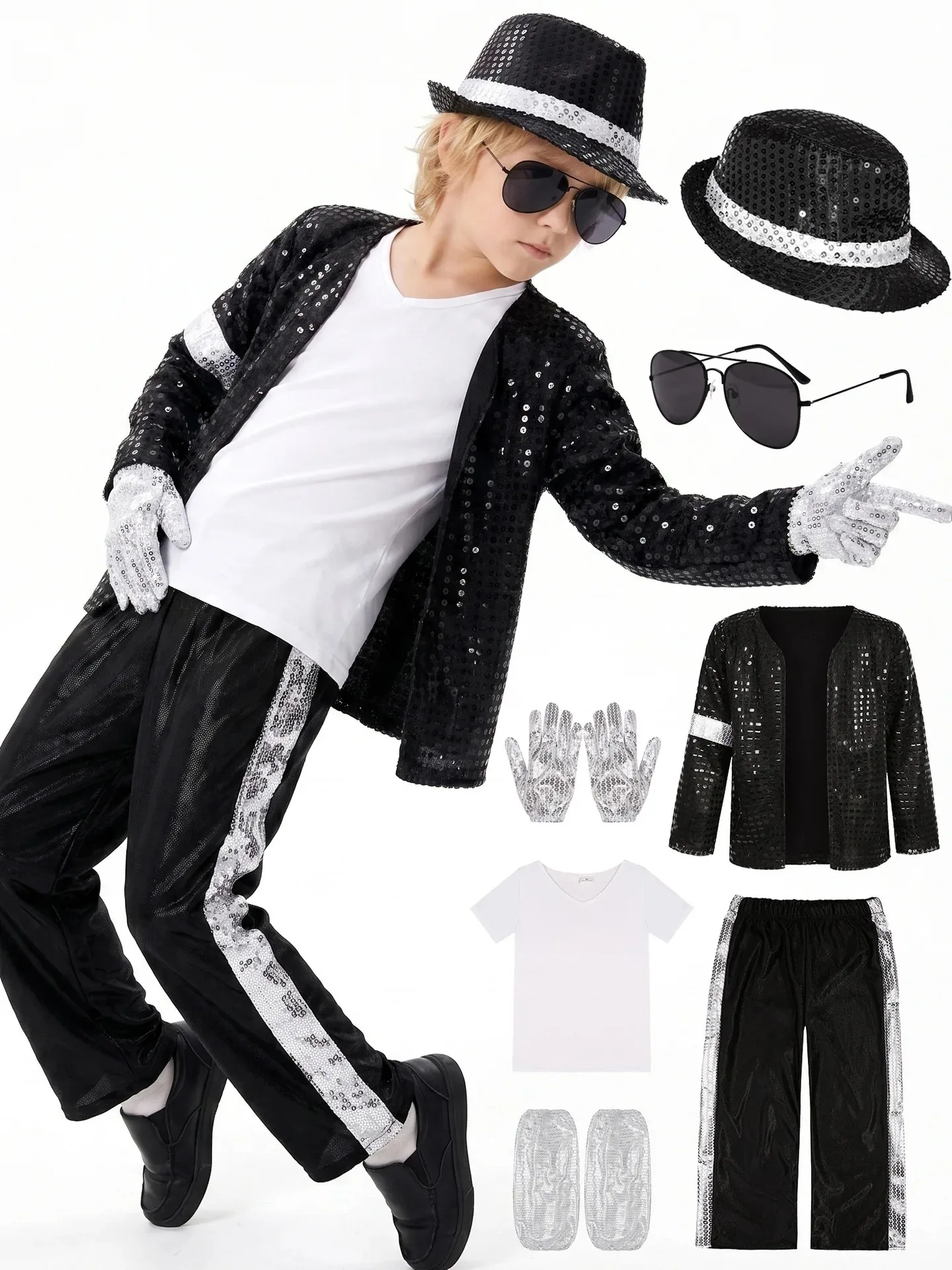 Anime Cosplay Kid - Michael Jackson Kids Clothes Halloween Cosplay