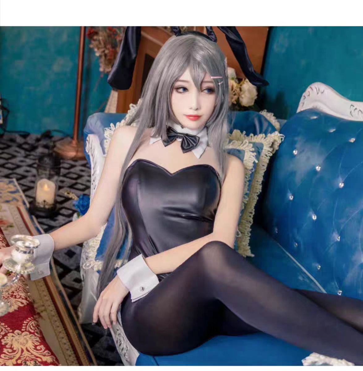 Anime Cosplay Bodysuit - Sexy Bunny Girl Sakurajima Mai Cosplay