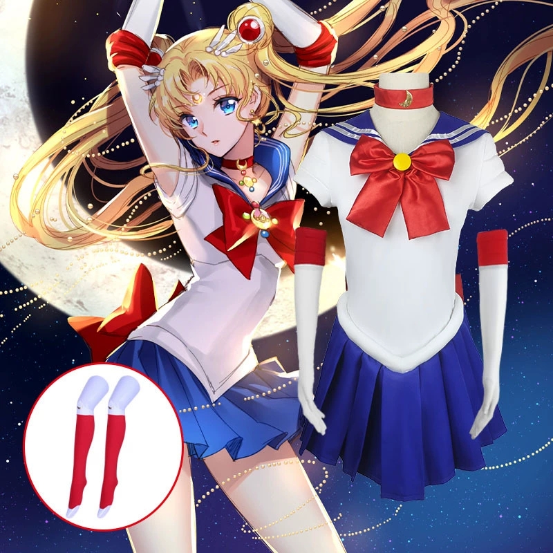 Anime Cosplay Kid - Adults Kids Cosplay Anime Sailor Costume