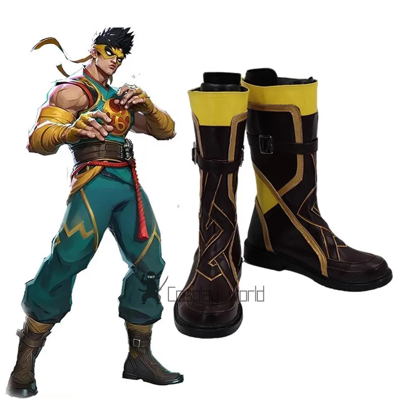 Asian Cosplay Anime - Iron Fist Cosplay Shoes Superhero Cosplay