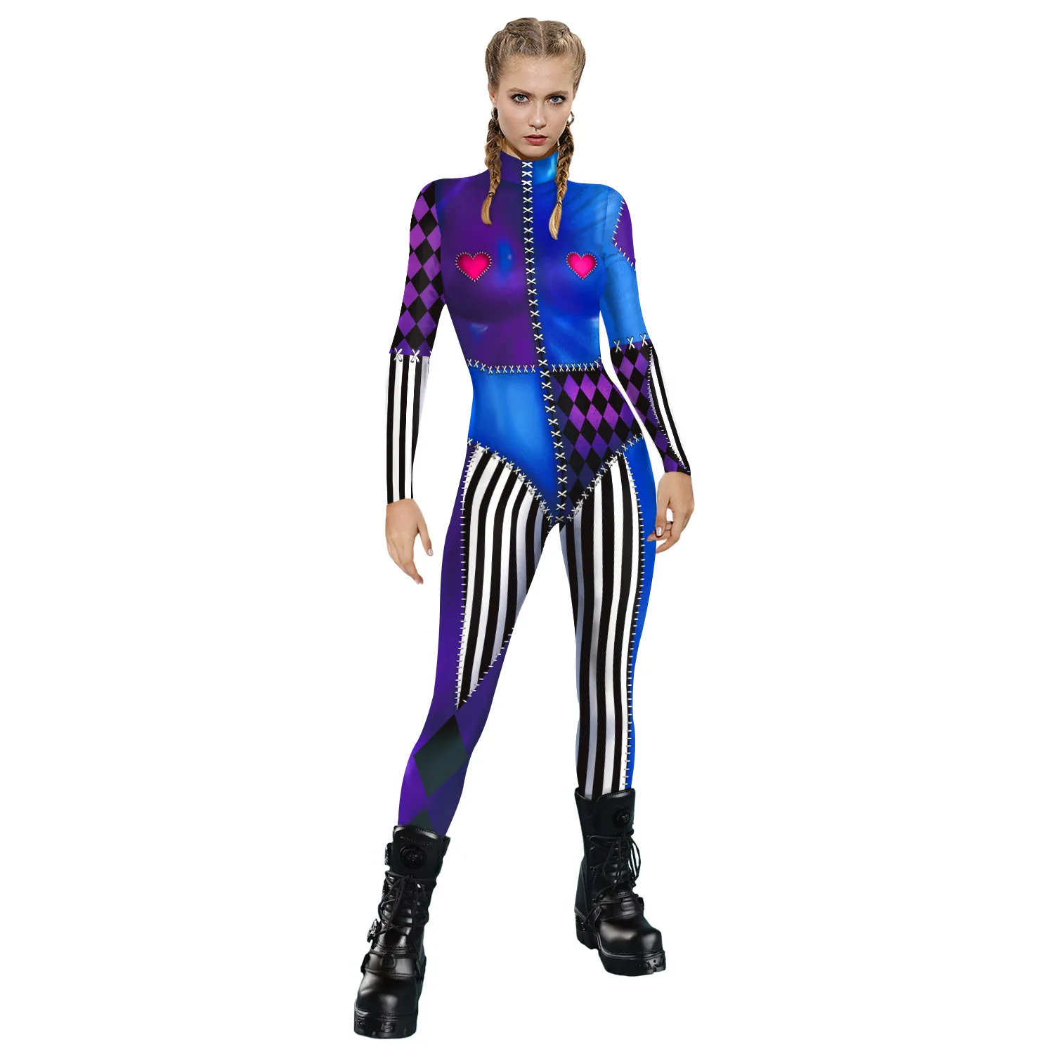 Anime Harley Quinn Cosplay - Anime Harley Cosplay Costume Women Movie