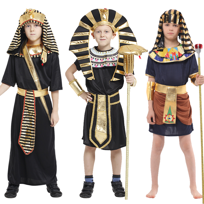 Egypt Cosplay Anime - Children's Egyptian Pharaoh Costume Cleopatra Prince