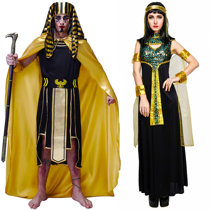 Egypt Cosplay Anime - Halloween Men Ancient Egyptian Queen Costume
