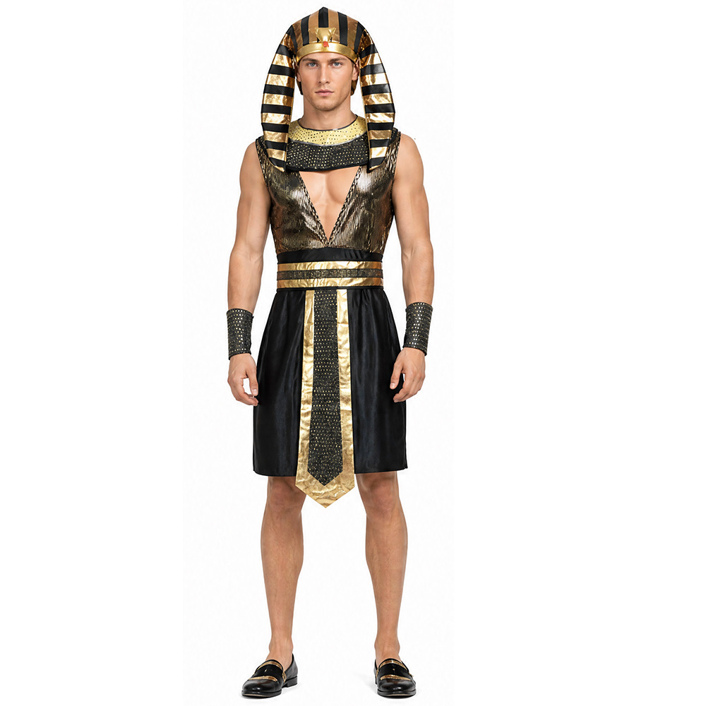 Egypt Cosplay Anime - Men Egyptian Pharaoh Costume Adult Ancient