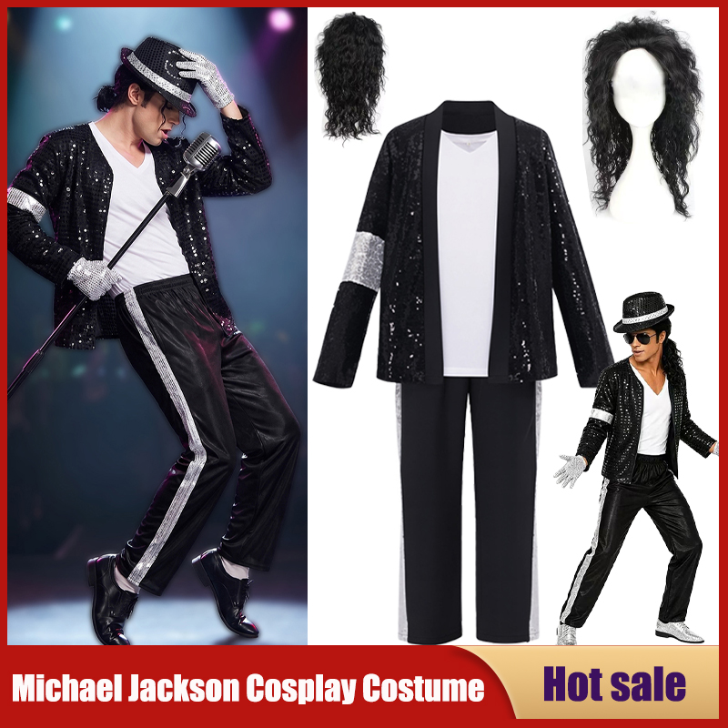 Anime Cosplay Dance - Pop Star Michael Jackson Cosplay Costume