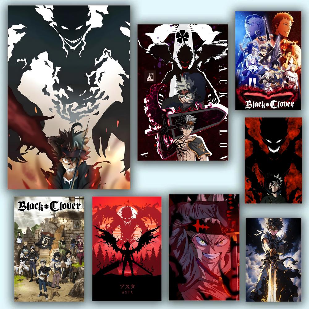 Black Clover Grimoire - Poster HD Anime Hot Theme Singer/OST/Movie-Waterproof