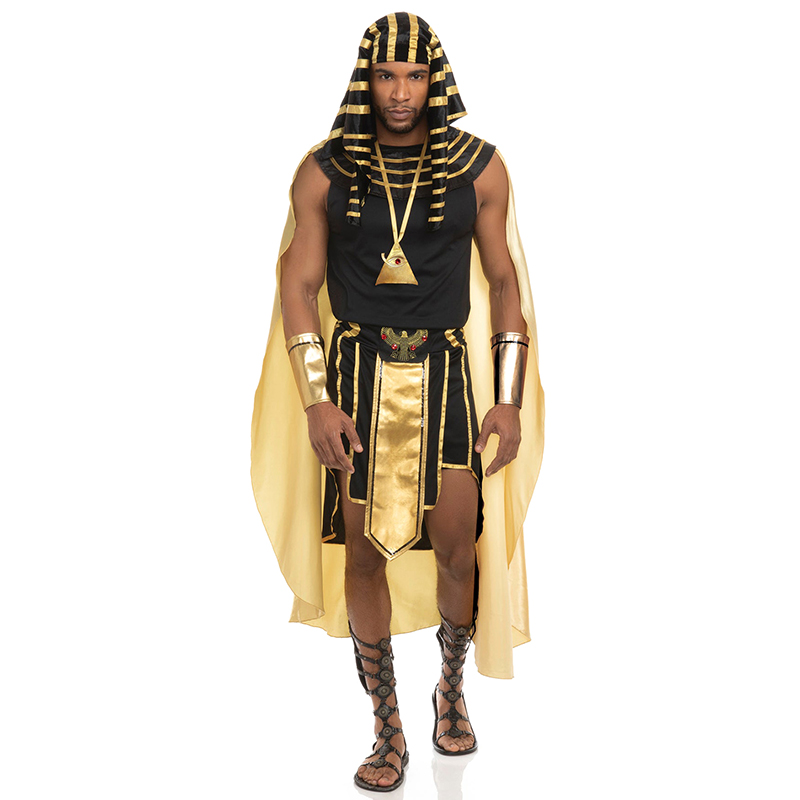 Egypt Cosplay Anime - Men Egyptian Costume Set 7 Pcs