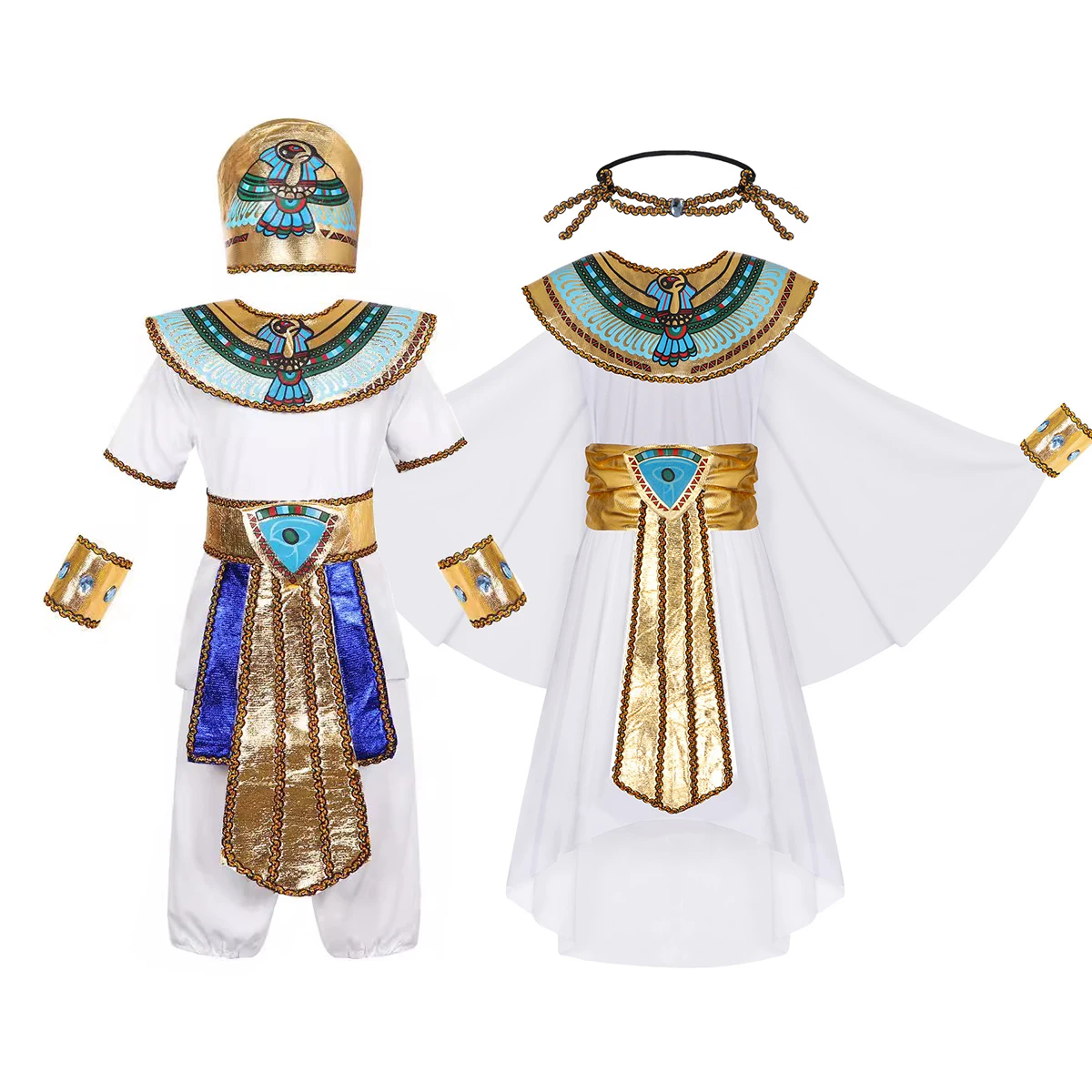 Egypt Cosplay Anime - Boys Girls Egypt Pharaoh Cleopatra Cotume
