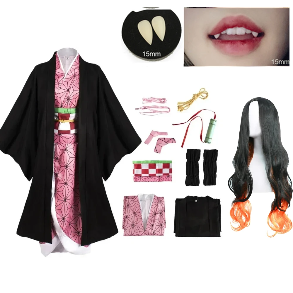 Anime Cosplay Nezuko - Halloween 2025 Anime Kimetsu No Yaiba