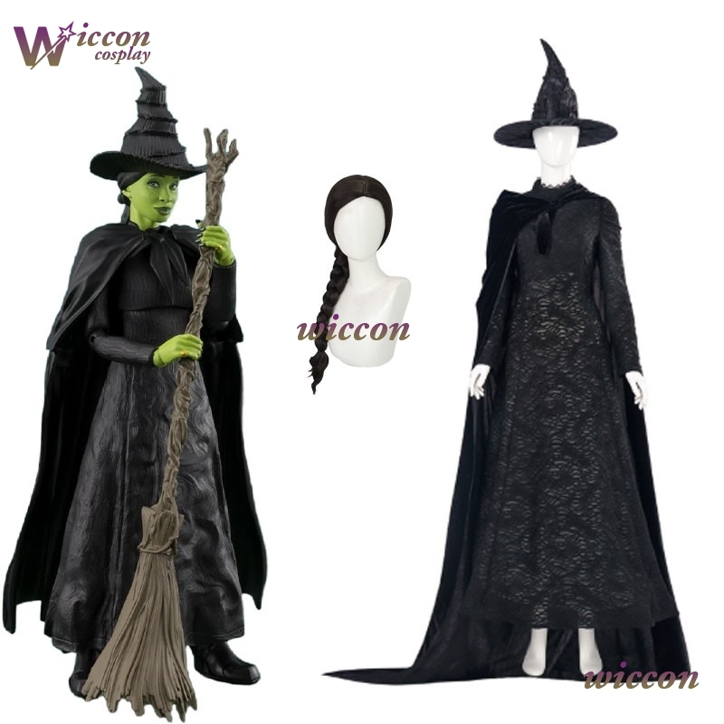 Anime Cosplay Kid - YesoK Movie Wicked Elphaba Cosplay Costume