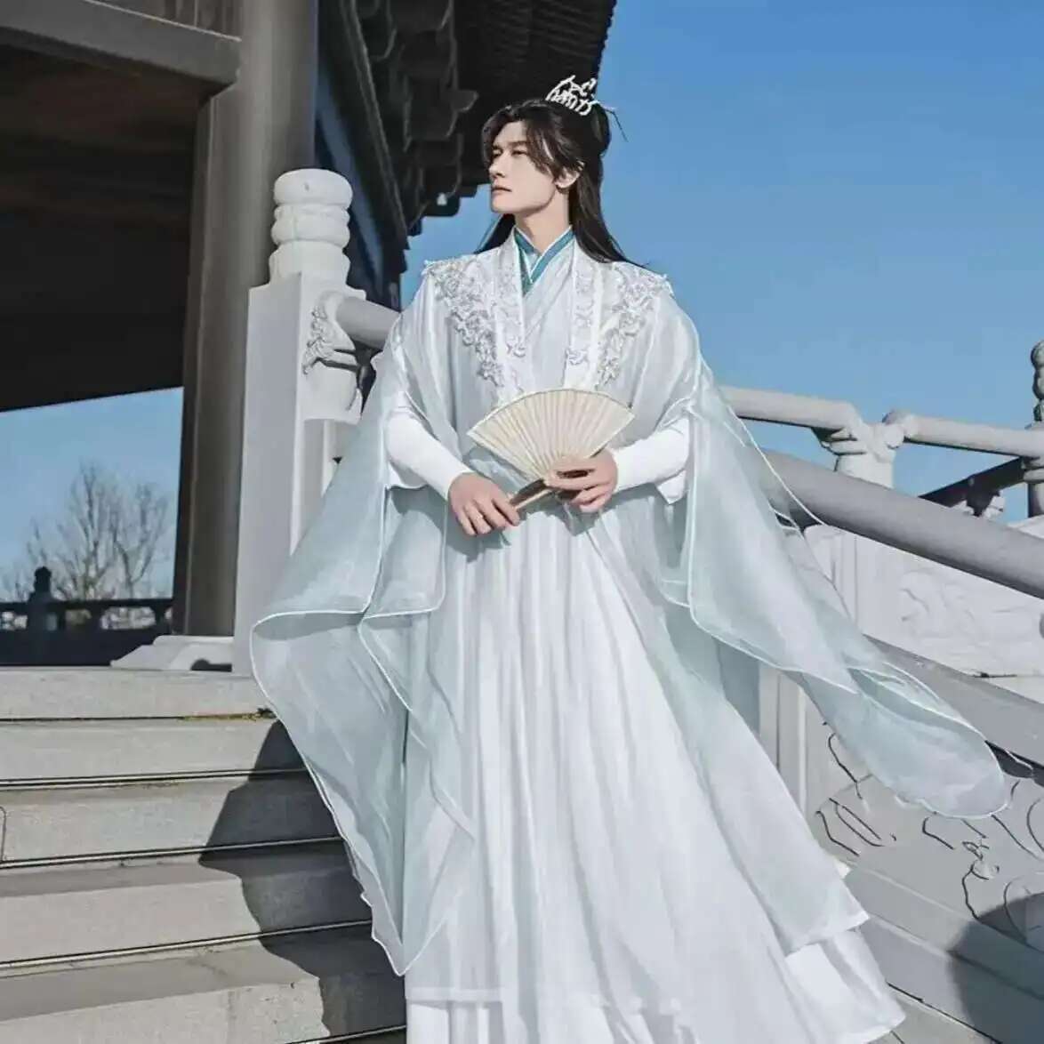 Anime Cosplay Dresses - Large Size 3XL Hanfu Men Chinese