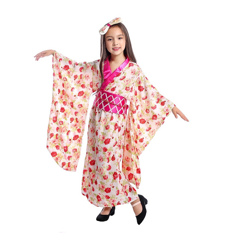 Girl Japanese Kimono Suit Trad - Asian Cosplay Anime review and price