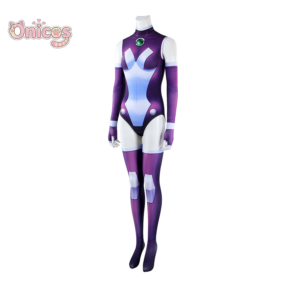 Teen Titans Starfire Koriand'r - Anime Cosplay Bodysuit review and price