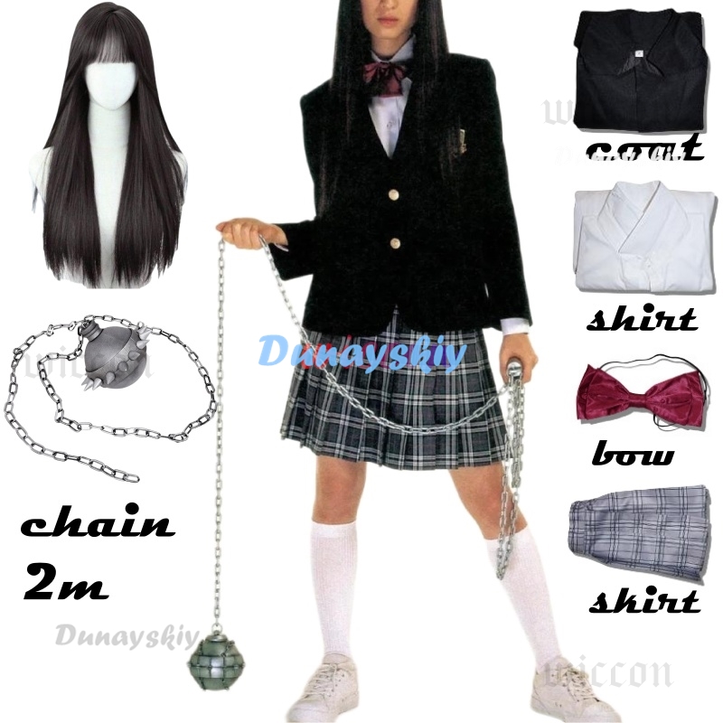Gogo Yubari Black JK Skirt Uni - Anime Cosplay Dresses review and price