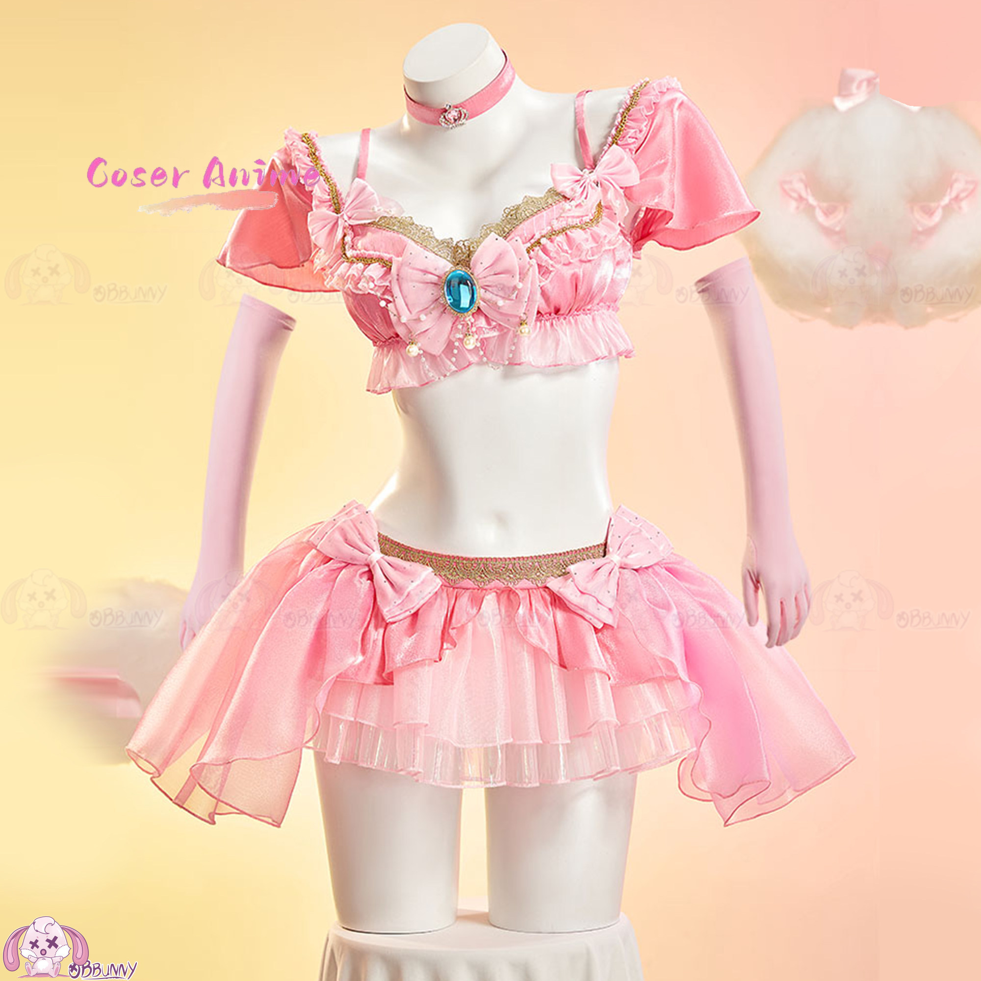 Sweet Peach Idol Mini Skirt Se - Anime Cosplay Dresses review and price