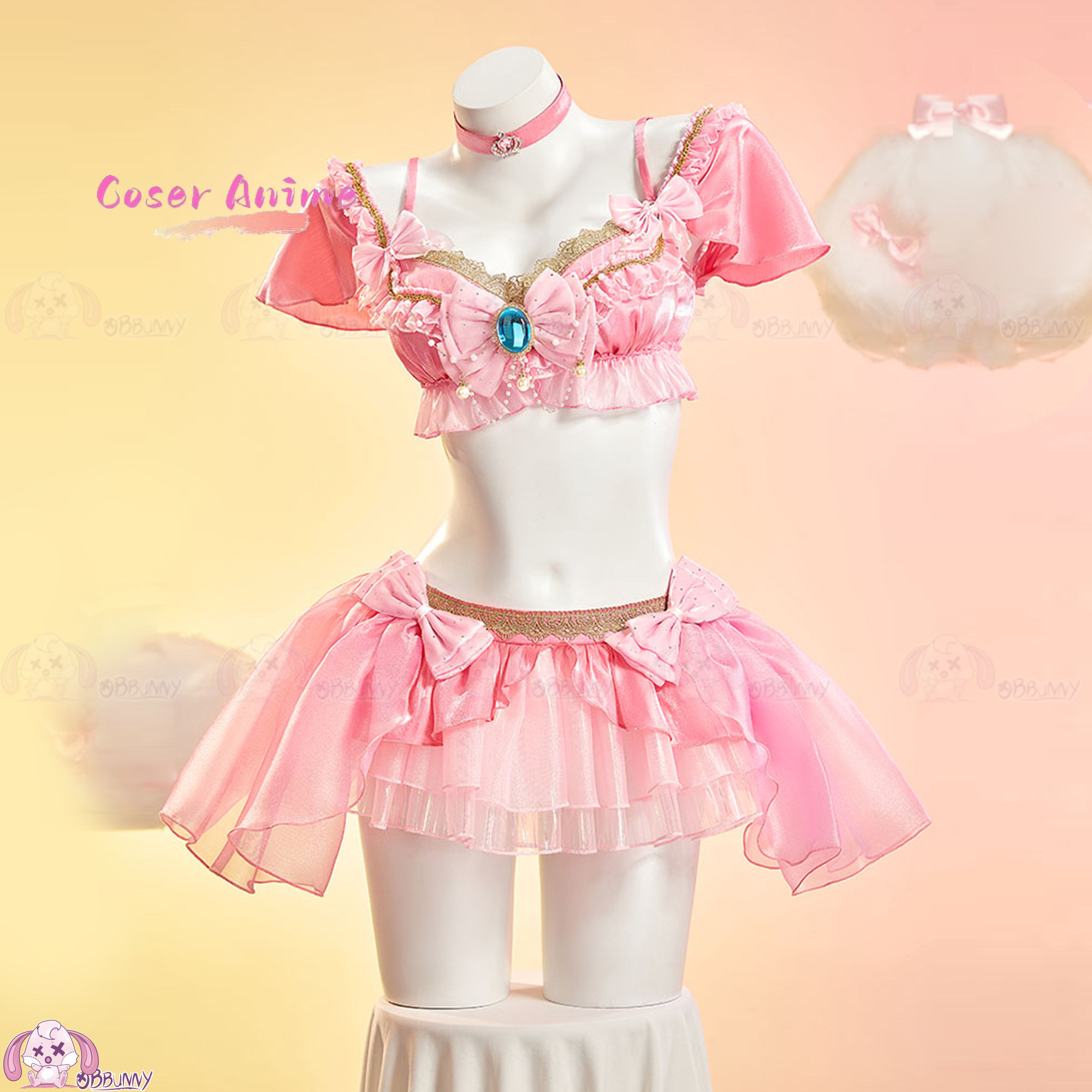 Sweet Peach Idol Mini Skirt Se - Anime Cosplay Dresses review and price