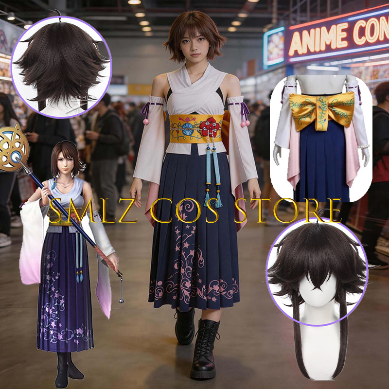 Smlz FFX Yuna Cosplay Anime FF - Anime Cosplay Dresses review and price