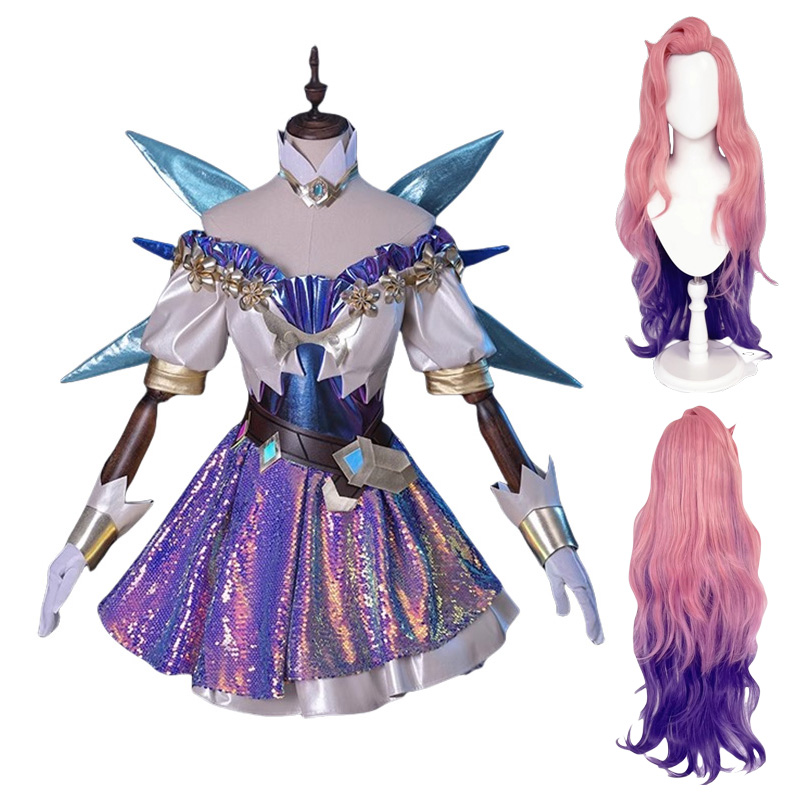LOL the Starry-Eyed Songstress - Anime Cosplay Wig review and price