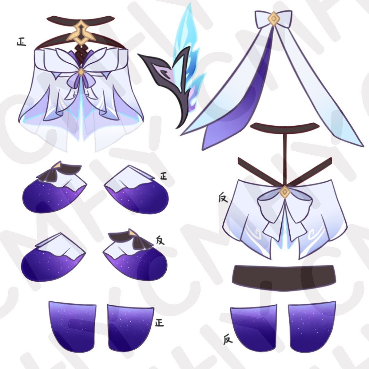 Game Genshin Impact Skirk Cat  - Anime Cosplay Dresses review and price