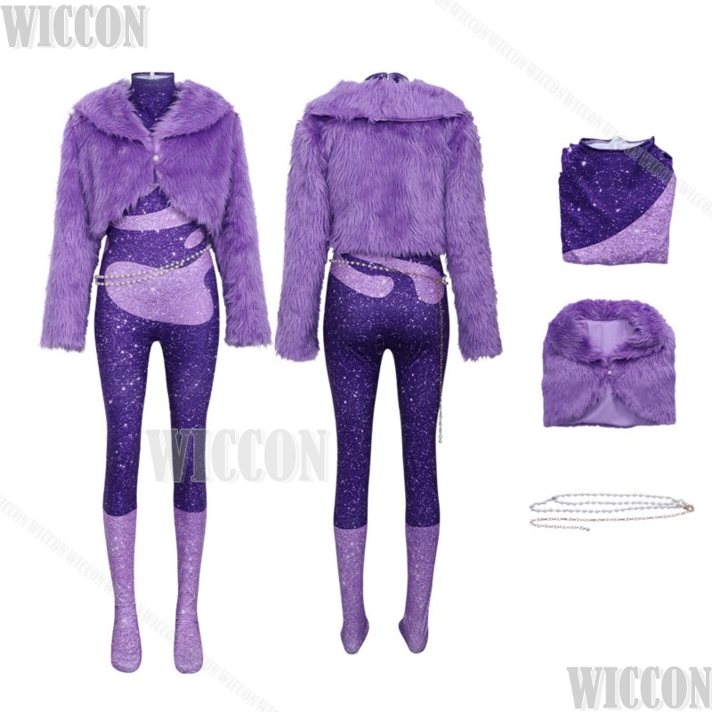 Purple Dancing Suit Furry Zoon - Anime Cosplay Dance review and price
