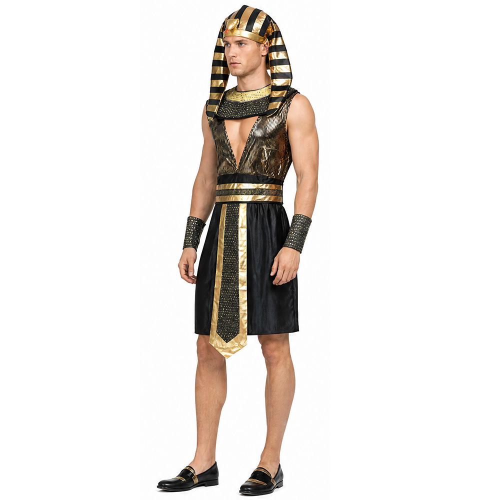 Men Egyptian Pharaoh Costume A - Egypt Cosplay Anime review and price