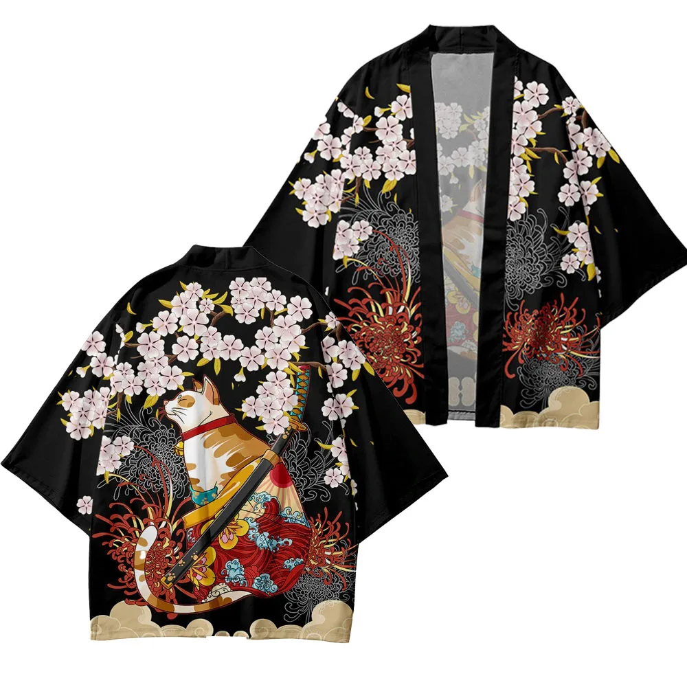 Japanese Cat Print Cosplay Hao - Asian Cosplay Anime review and price