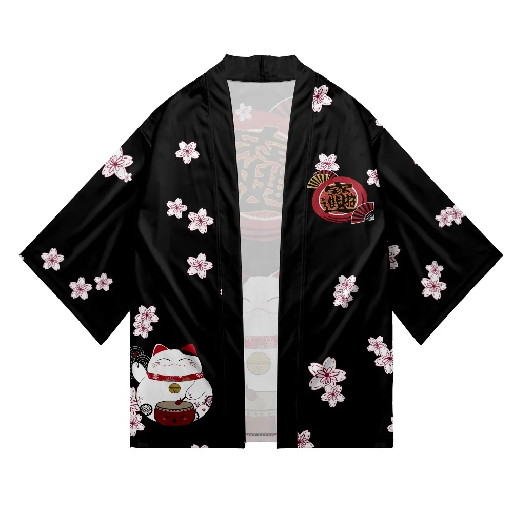Japanese Cat Print Cosplay Hao - Asian Cosplay Anime review and price