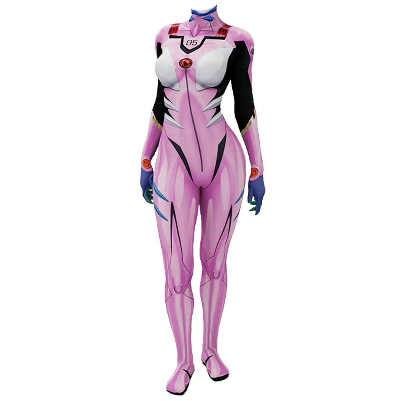 Anime EVA 05 Makinami Cosplay  - Anime Cosplay Bodysuit review and price
