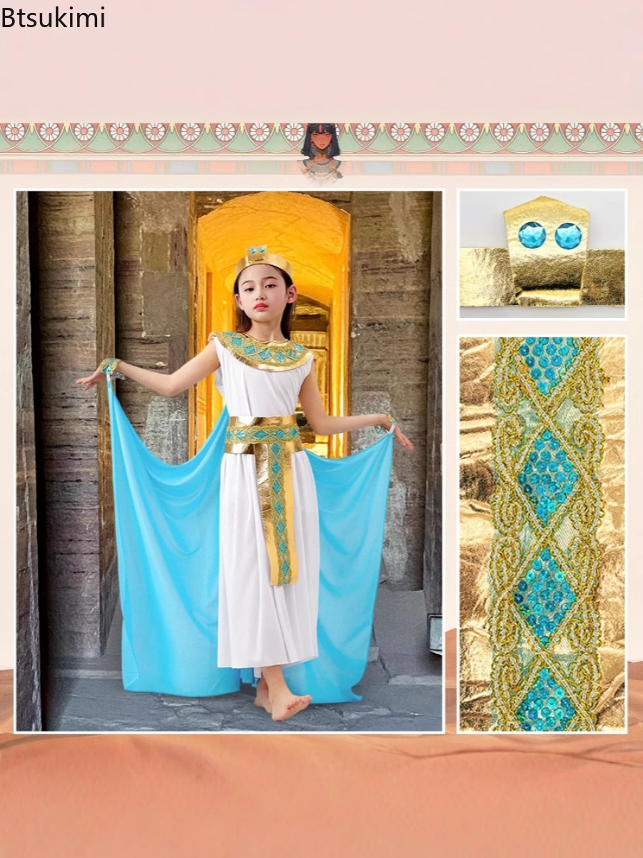 Children Halloween Cosplay Dre - Egypt Cosplay Anime review and price