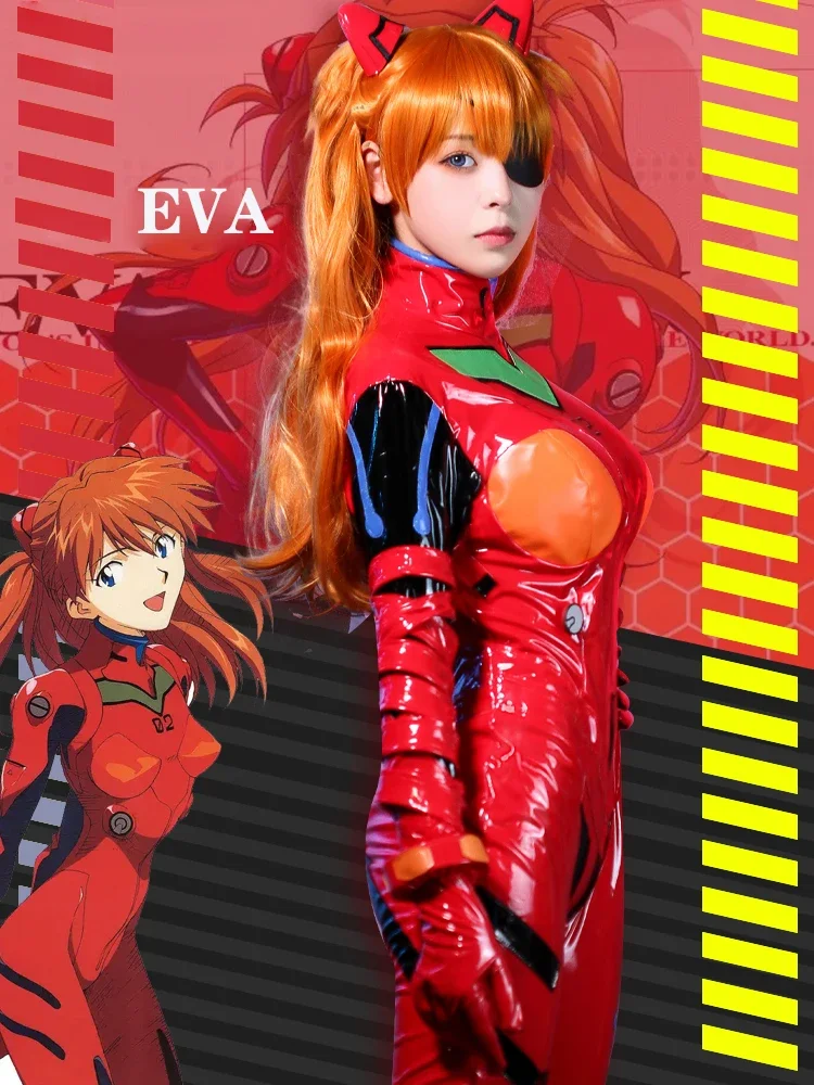 New Eva Shikinami Asuka Langle - Anime Cosplay Bodysuit review and price