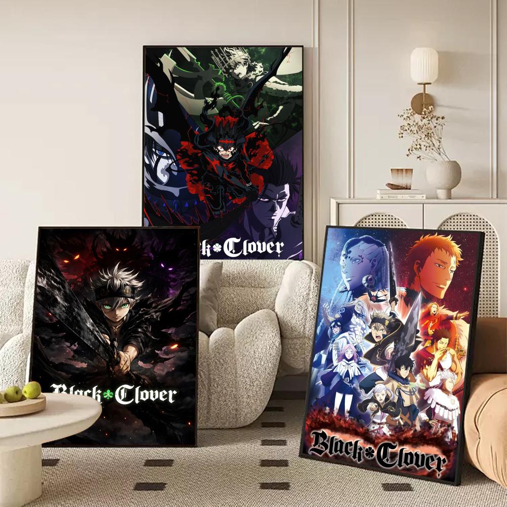 B-Black C-Clover Poster Waterp - Black Clover Grimoire review and price