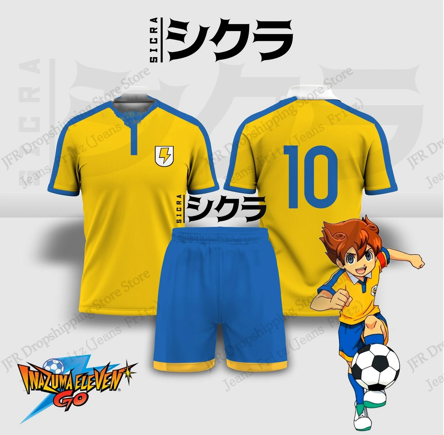 Jersey Set Jersey Inazuma Elev - Anime & Cosplay Expo Acx 2025 review and price