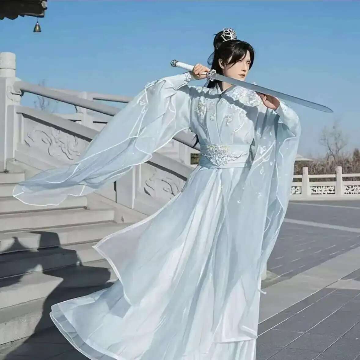 Large Size 3XL Hanfu Men Chine - Anime Cosplay Dresses review and price